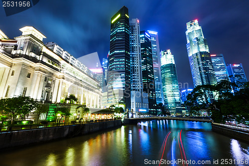 Image of Singapore at night