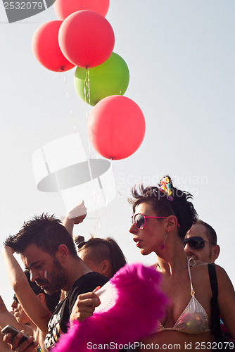 Image of People at Gay Pride 2013 in Palermo