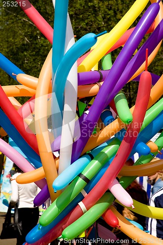 Image of Colourful air balloons