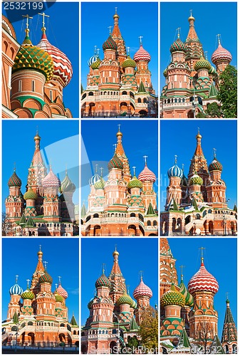 Image of Saint Basil Cathedral  in Moscow