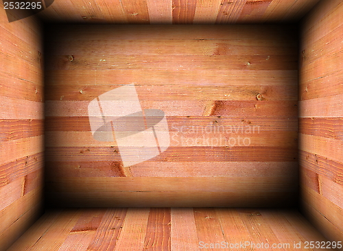 Image of abstract wooden interior for background