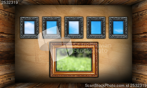 Image of beautiful art interior backdrop
