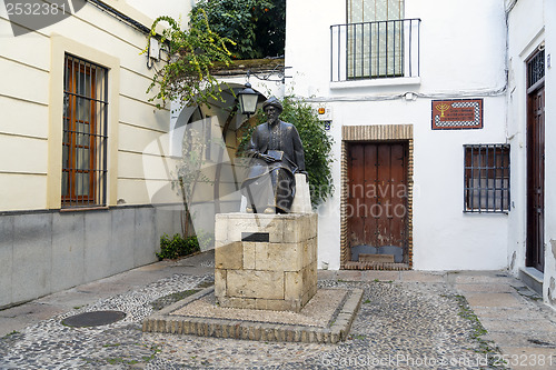 Image of Statue of Maimonides in Cordoba, Spain.