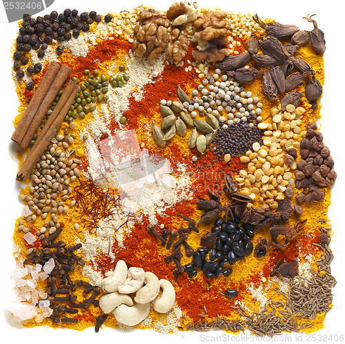 Image of Indian pulses and spices