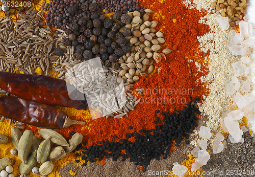 Image of Curry spices rectangular