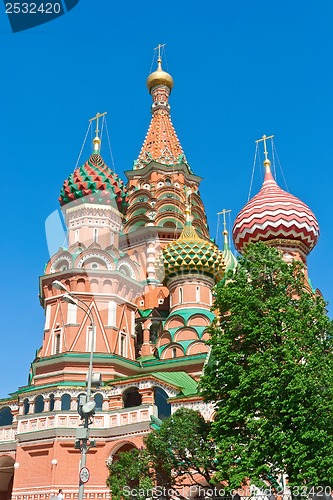 Image of Saint Basil Cathedral  in Moscow