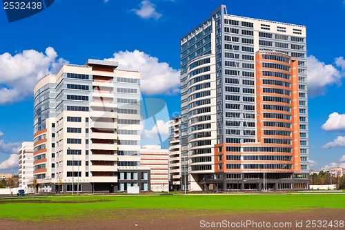 Image of Modern apartment buildings