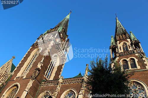 Image of temple of st. Olga and Elusabeth in Lvov city