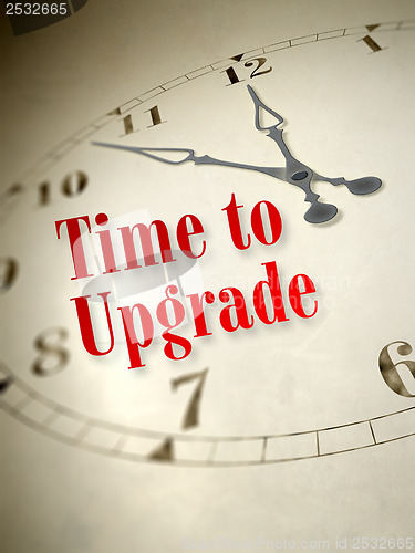 Image of time to upgrade