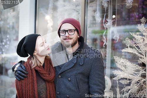 Image of Young happy couple