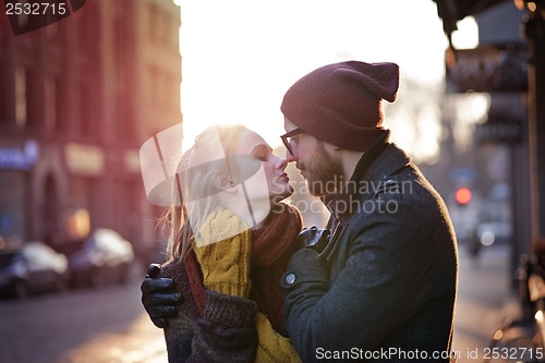 Image of Young happy couple