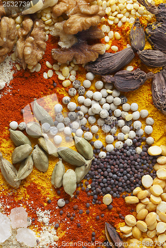 Image of Nuts pulses and spices