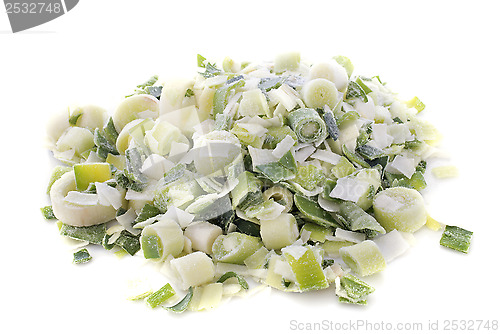 Image of  frozen leeks