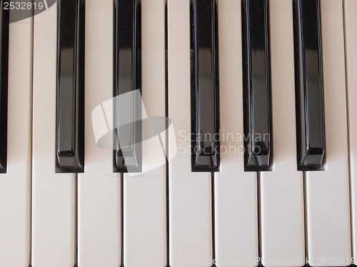 Image of Music keyboard keys