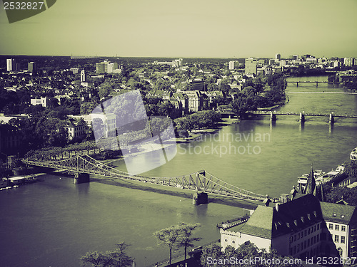 Image of Vintage sepia Frankfurt am Main