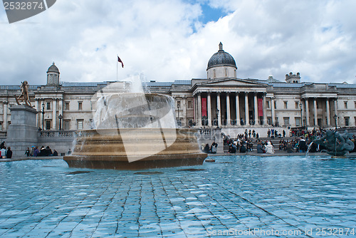 Image of The National Gallery at Trafalgar Square, London