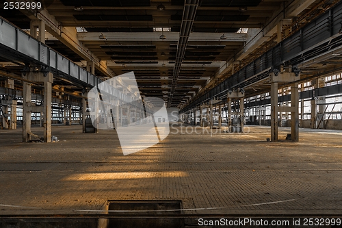 Image of Large industrial hall of a repair station