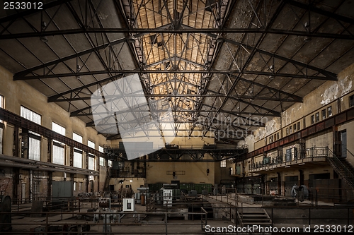 Image of Electricity distribution hall in metal industry