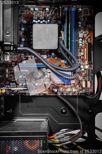 Image of Computer motherboard