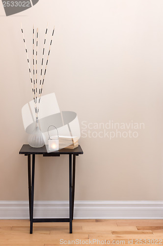 Image of Home decor, little table with decorations