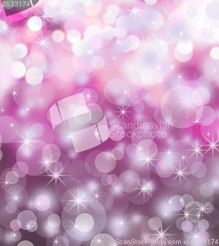 Image of Winter background, bright bokeh background