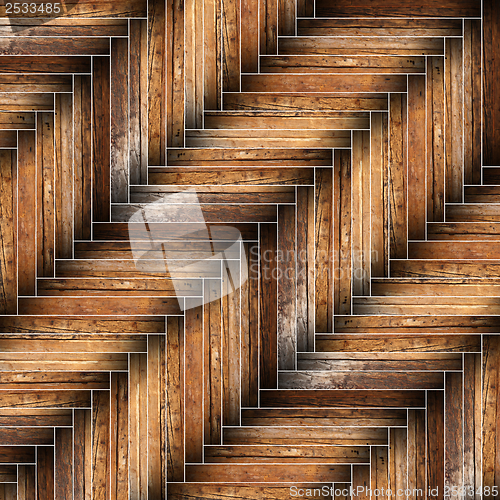 Image of grunge parquet pattern