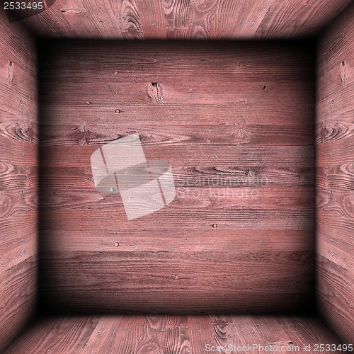 Image of empty wooden room