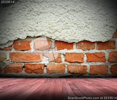 Image of inside view of abandoned house