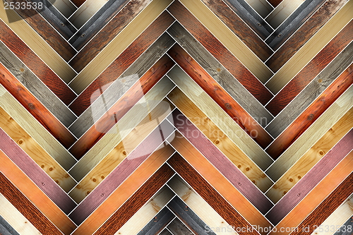 Image of colorful wooden tiles