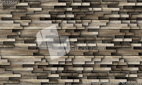 Image of texture made from old wood planks