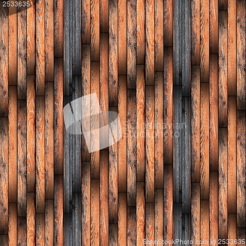 Image of grungy wood planks floor