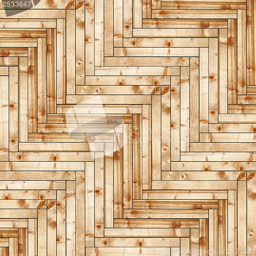 Image of fir wood parquet design