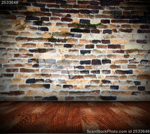 Image of neglected interior abstract  backdrop