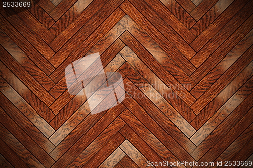 Image of closeup of brown wooden floor