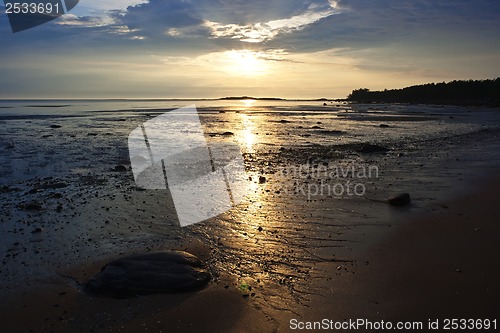 Image of Sea sunset