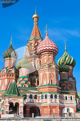 Image of Saint Basil Cathedral  in Moscow