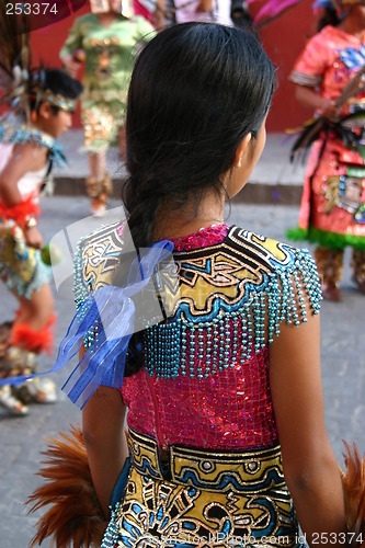 Image of Mexican girl in native costume