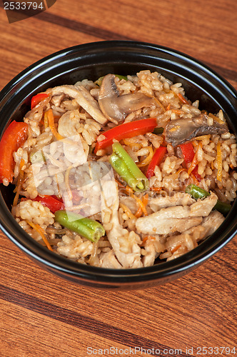 Image of Rice chicken vegetable