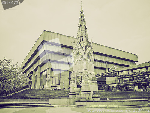 Image of Vintage sepia Birmingham Library