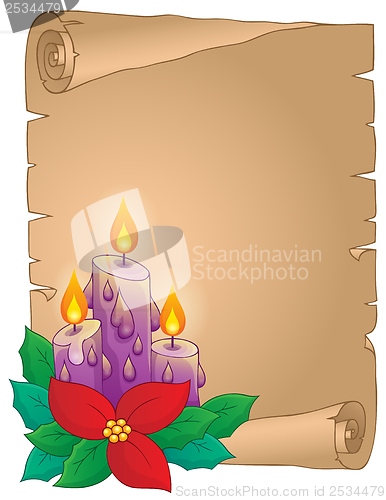 Image of Christmas thematic parchment 5