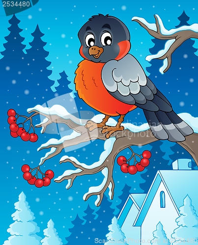 Image of Winter bird theme image 1