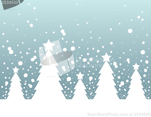 Image of Christmas tree silhouette topic 2