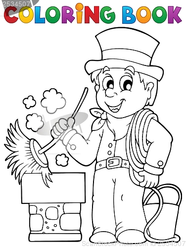 Image of Coloring book chimney sweeper