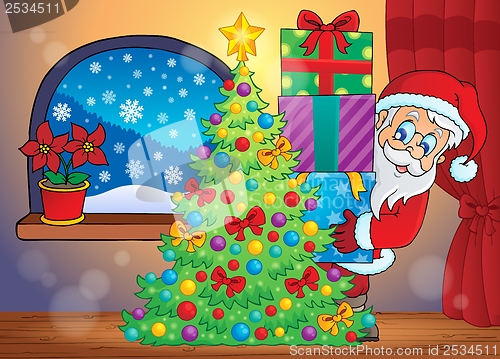 Image of Santa Claus indoor scene 7