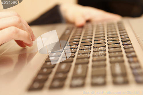 Image of laptop keyboard