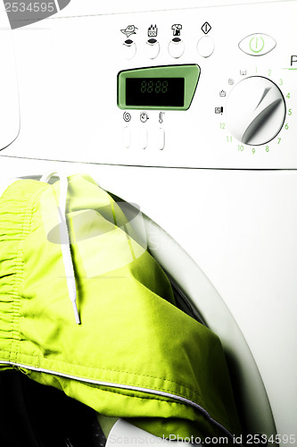 Image of Trousers and laundry.