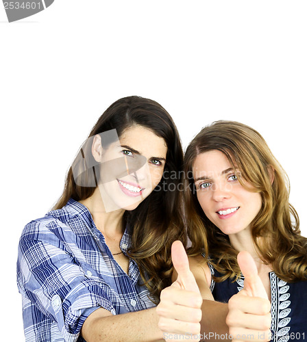 Image of Showing thumbs Up