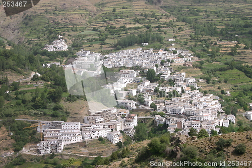 Image of The village Trevélez, Sierra Nevada, Spain
