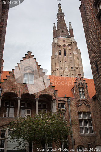 Image of Belfry bell tower in Bruges, Belgium