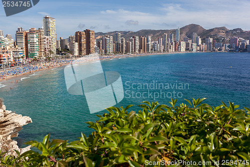 Image of View of Benidorm, Costa Blanca, Spain